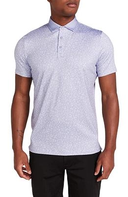 Redvanly Bendall Floral Performance Golf Polo Baby Lavender at Nordstrom,