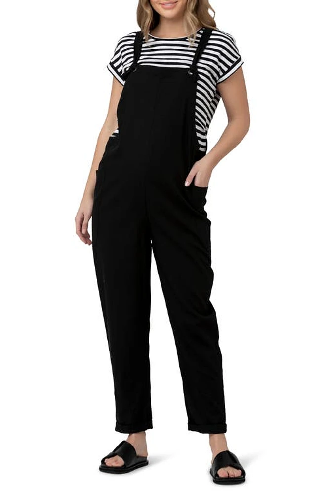 Ripe Maternity Poppy Jumpsuit Black at Nordstrom,