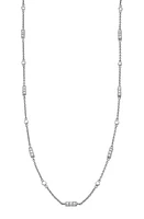 Sethi Couture Diamond Station Necklace in Silver at Nordstrom, Size 18