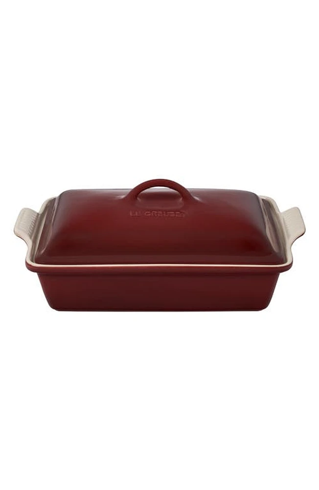 Le Creuset 4-Quart Rectangular Stoneware Casserole with Lid in Rhone at Nordstrom