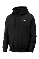 Nike Men's Club Zip-Up Logo Hoodie at Nordstrom,