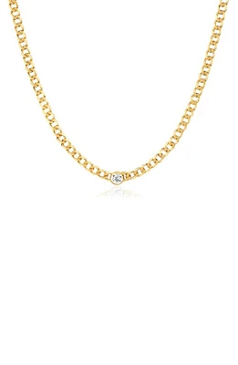 EF Collection Sari Diamond Necklace in 14K Yellow Gold at Nordstrom