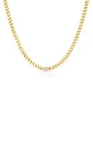 EF Collection Sari Diamond Necklace in 14K Yellow Gold at Nordstrom