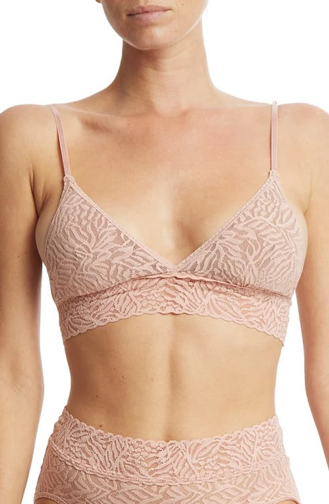 Hanky Panky Animal Max Lace Padded Bralette at Nordstrom,