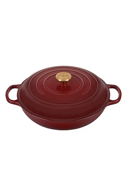 Le Creuset Signature 5 Quart Enameled Cast Iron Braiser in Rhone at Nordstrom