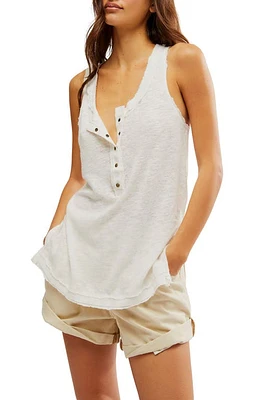 Free People Love Language Burnout Tank Ivory at Nordstrom,