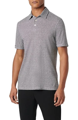 Bugatchi Pinstripe Hemp & Lyocell Polo at Nordstrom,