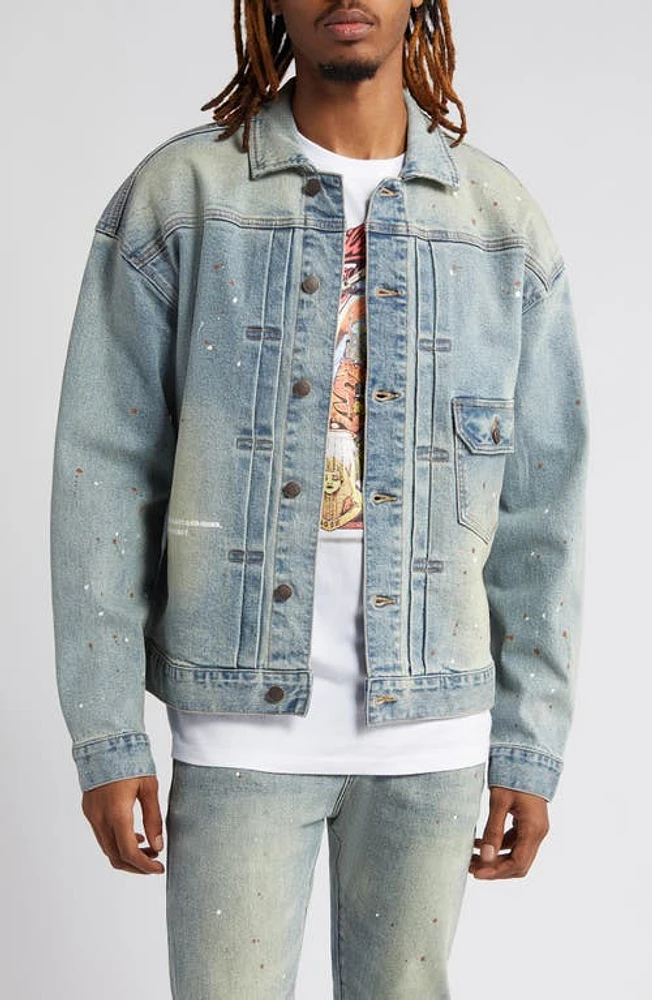 Billionaire Boys Club Dipper Denim Jacket in Molecule at Nordstrom, Size Medium