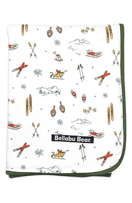 Bellabu Bear Baby Blanket in Vintage Holiday at Nordstrom