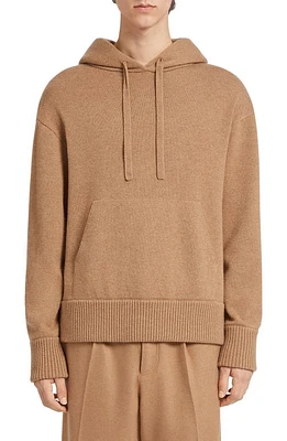 ZEGNA Chunky Cashmere Hoodie Vicuna at Nordstrom, Us