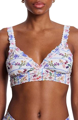 Hanky Panky Stretch Cotton Bralette Flower Crown at Nordstrom,