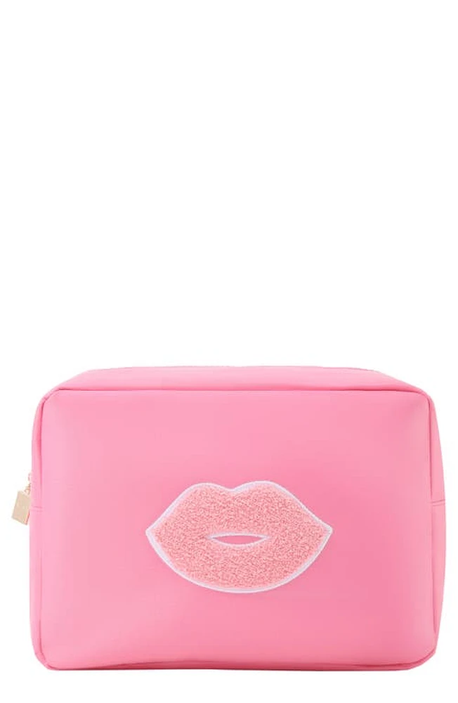 Bloc Bags Extra Large Kiss Cosmetic Bag in Bubblegum Pink at Nordstrom