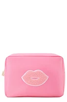 Bloc Bags Extra Large Kiss Cosmetic Bag in Bubblegum Pink at Nordstrom