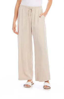 Karen Kane Wide Leg Drawstring Pants at Nordstrom,