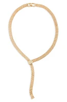 Nordstrom Panther Chain Y-Necklace in Gold at Nordstrom