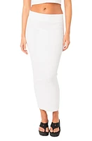 EDIKTED Leila Knit Maxi Skirt White at Nordstrom,