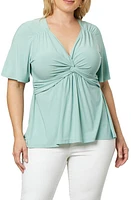 Kiyonna Abby Twist Front Top at Nordstrom,