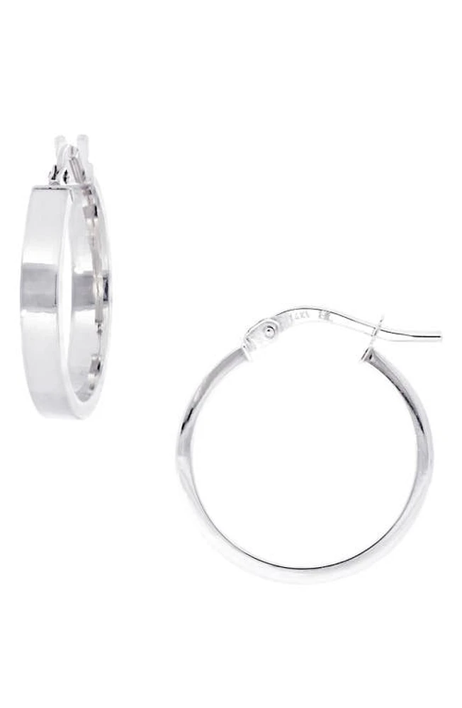 Bony Levy 14K Gold Hoop Earrings in White Gold at Nordstrom