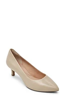 Rockport Total Motion Kalila Kitten Heel Pump Humus Leather at Nordstrom,