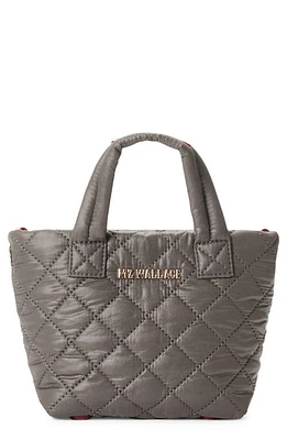 MZ Wallace Petite Metro Deluxe Quilted Nylon Tote in Magnet at Nordstrom