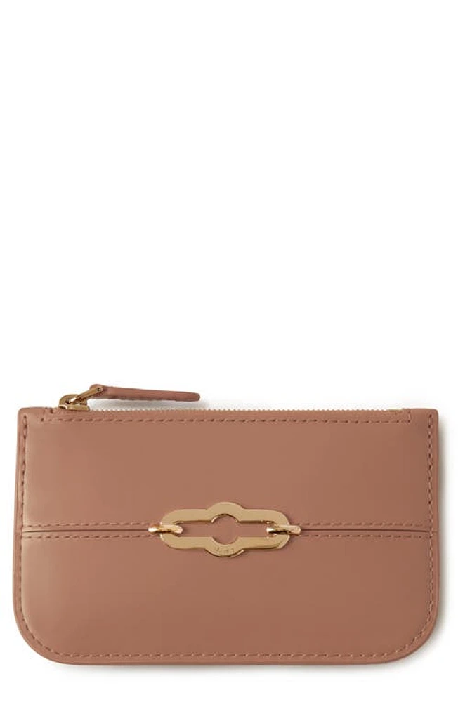 Mulberry Pimlico Leather Zip Pouch in Sable at Nordstrom