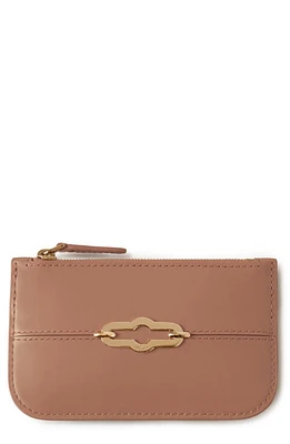 Mulberry Pimlico Leather Zip Pouch in Sable at Nordstrom