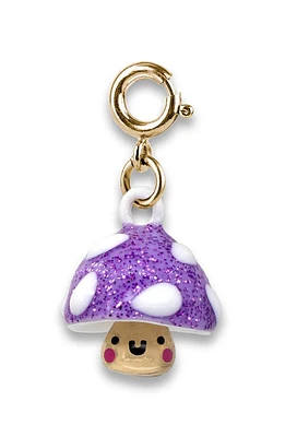 CHARM IT! Glitter Mushroom Charm in Purple at Nordstrom