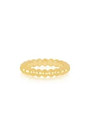 EF Collection Mini Beaded Ring in 14K Yellow Gold at Nordstrom, Size 6