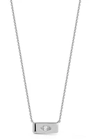 Dana Rebecca Designs Alexa Jordyn Marquise Diamond Bar Pendant Necklace in White Gold/Diamond at Nordstrom, Size 18