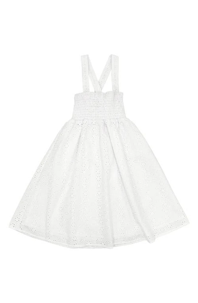 Feather 4 Arrow Kids' Cotton Eyelet Sundress White at Nordstrom,