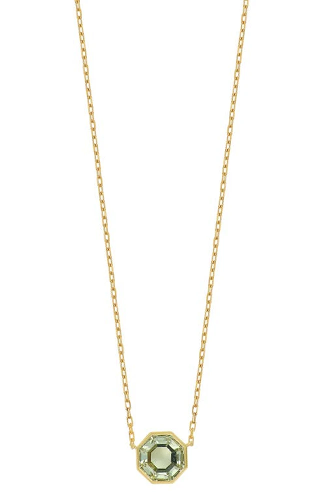 Bony Levy Prasiolite Pendant Necklace in 18K Yellow Gold at Nordstrom