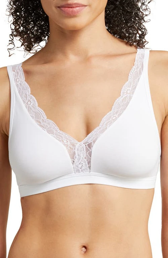 Hanro Lace Trim Bralette at Nordstrom,