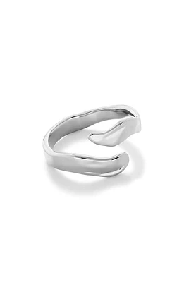 Monica Vinader The Wave Ring Sterling Silver at Nordstrom,