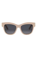 DIOR 30Montaigne B41 54mm Butterfly Sunglasses in Shiny Pink /Gradient Smoke at Nordstrom