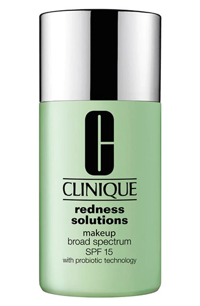 Clinique Redness Solutions Makeup Foundation Broad Spectrum SPF 15 with Probiotic Technology in Calming Vanilla at Nordstrom, Size 1 Oz