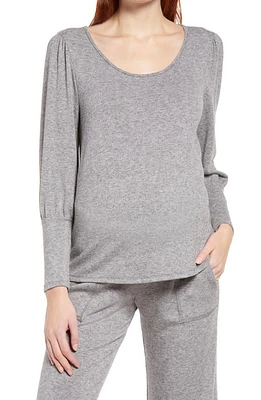 Maternal America Scoop Neck Maternity Top at Nordstrom,