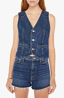 MOTHER The Masked Rider Denim Vest Did You Bring Me Anything at Nordstrom,