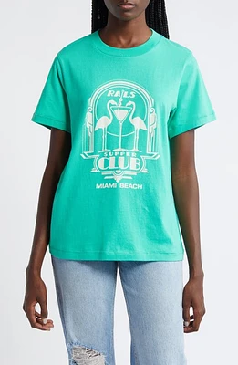 Rails Miami Beach Relaxed Fit Graphic T-Shirt Supper Club at Nordstrom,