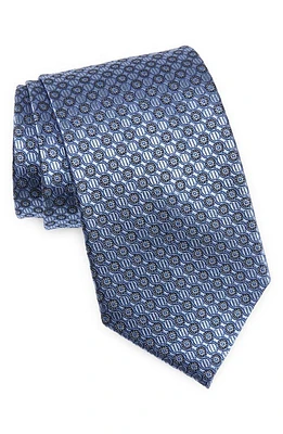 Nordstrom Neat Silk X-Long Tie in Light Blue at Nordstrom