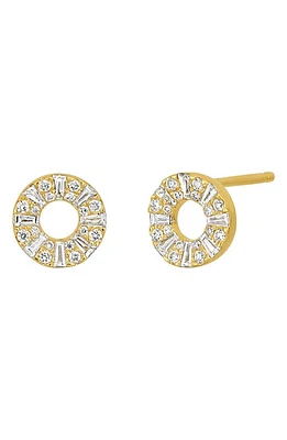 Bony Levy Circle of Life Diamond Stud Earrings in 18K Yellow Gold at Nordstrom