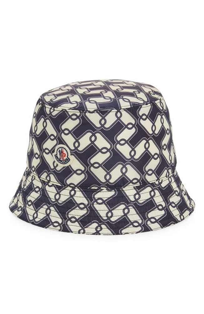 Moncler Archivio DNA Bucket Hat Black/White at Nordstrom,