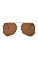 Grey Ant Megalast 59mm Aviator Sunglasses in Gold/Brown at Nordstrom