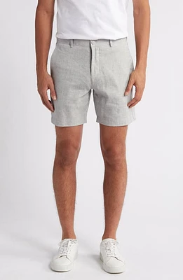 Nordstrom City Linen Blend Hybrid Shorts at Nordstrom,