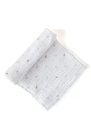 Pehr Print Organic Cotton Swaddle in Duck/Yellow at Nordstrom