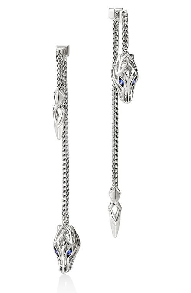 John Hardy Naga Drop Earrings in Silver at Nordstrom