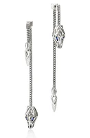 John Hardy Naga Drop Earrings in Silver at Nordstrom