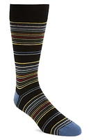 Paul Smith Elton Stripe Crew Socks in Black at Nordstrom