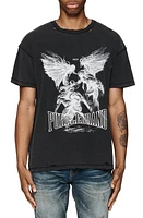 PURPLE BRAND Distressed Inside Out Graphic T-Shirt Black at Nordstrom,