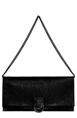 Rebecca Minkoff All Night Long Leather Clutch in Black at Nordstrom