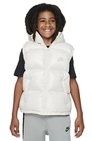 Nike Kids' Water Repellent Therma-FIT Hooded Puffer Vest at